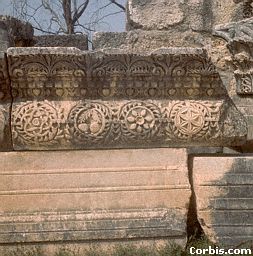 Star of David, Capernaum Synagogue, Israel