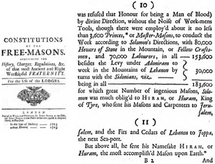 Constitutions of the Freemasons