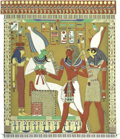 Isis, Osiris, Horus, Thoth
