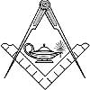 square & compass with lamp